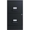 Realspace® 18"D "Manager's" 2-Drawer Vertical File Cabinet, Black - Image 2