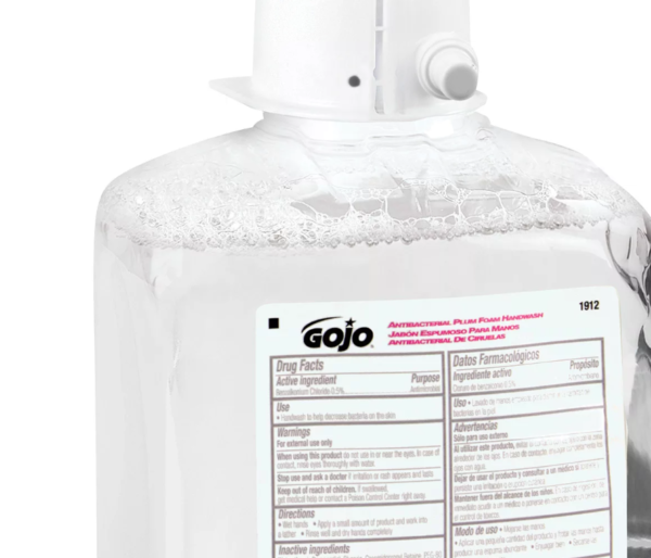 GOJO® LTX™ Antibacterial Foaming Soap - 1,200 mL Bottle